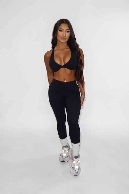 BBL SCRUNCH LEGGINGS - BLACK