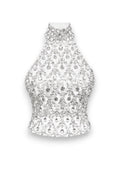 CELESTE DIAMOND HIGH NECK - SILVER - GLAMORZ