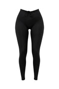 CINCH SCRUNCH LEGGINGS - BLACK - GLAMORZ
