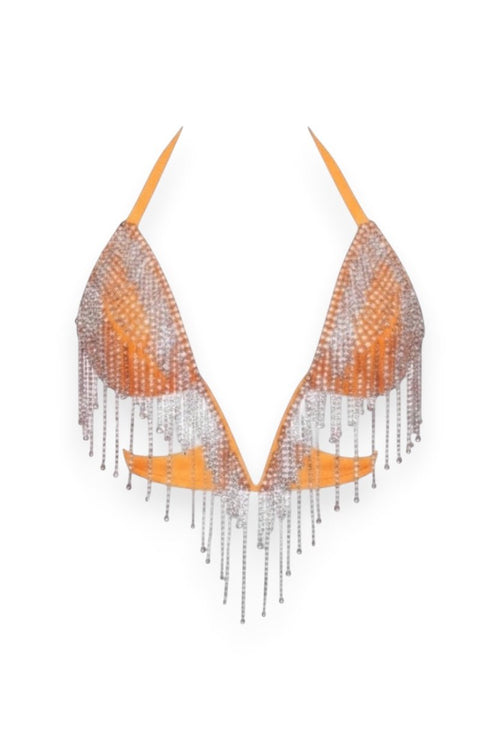 DAZZLING BRA - CORAL - GLAMORZ