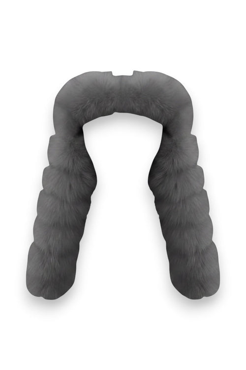 FUR SLEEVES - GREY - GLAMORZ