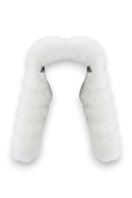 FUR SLEEVES - WHITE - GLAMORZ