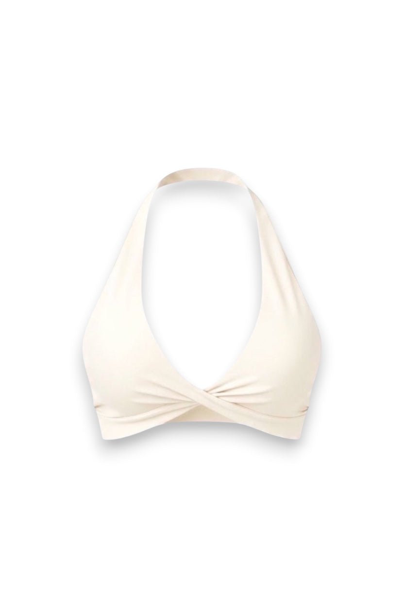 GIA HALTER BRA - IVORY - GLAMORZ
