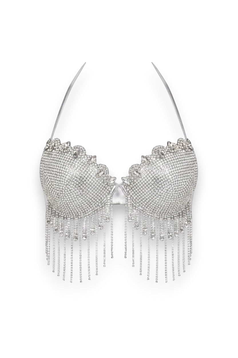 GLAMOUR BRA - SILVER - GLAMORZ