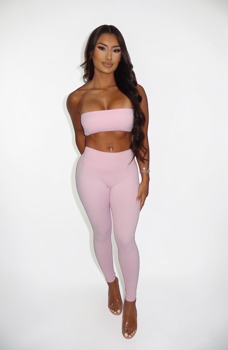 KHY SLEEVELESS BABY PINK - GLAMORZ