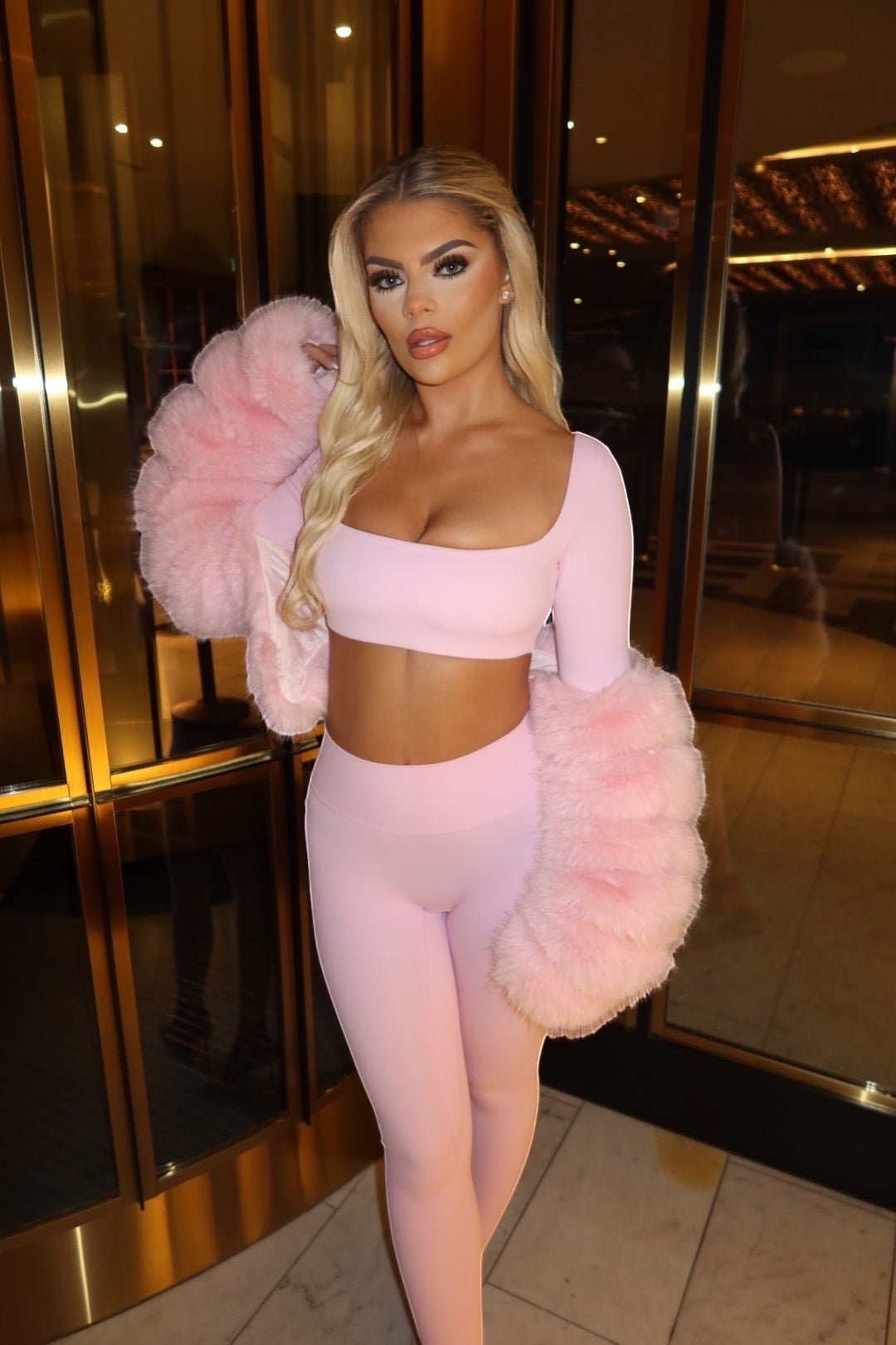KIM LONGSLEEVE - BABY PINK - GLAMORZ