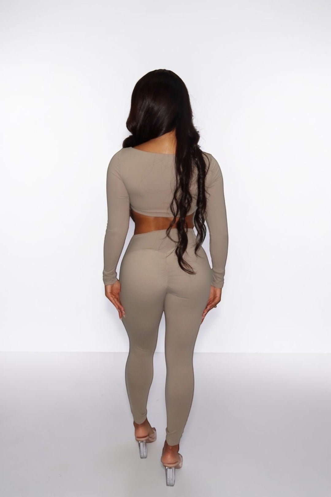 KIM LONGSLEEVE - KHAKI - GLAMORZ