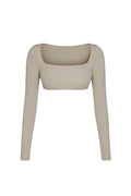 KIM LONGSLEEVE - KHAKI - GLAMORZ