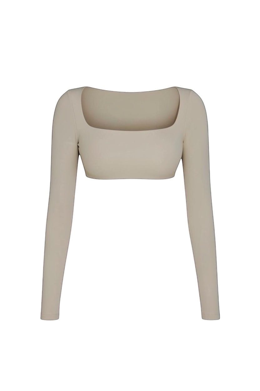 KIM LONGSLEEVE - KHAKI - GLAMORZ