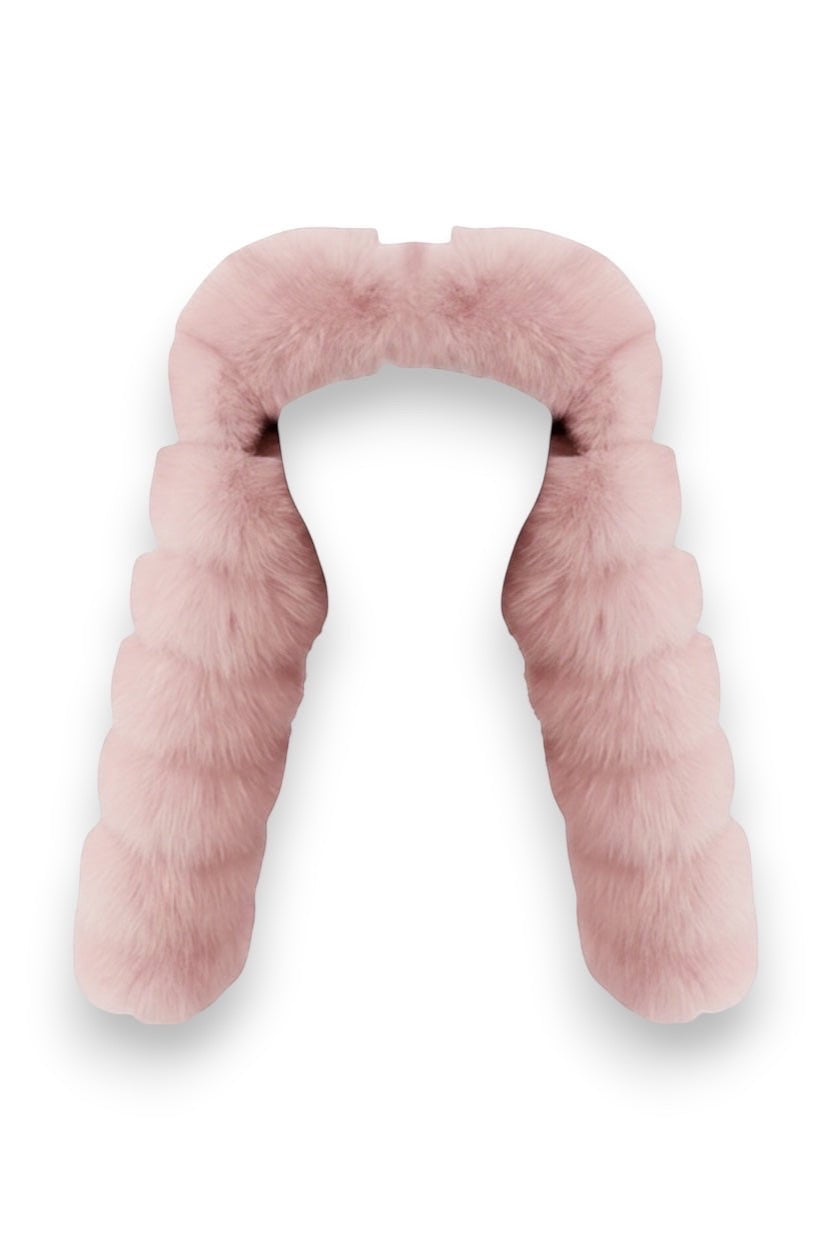 LUX FUR SLEEVES - BABY PINK - GLAMORZ