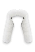 LUX FUR SLEEVES - WHITE - GLAMORZ
