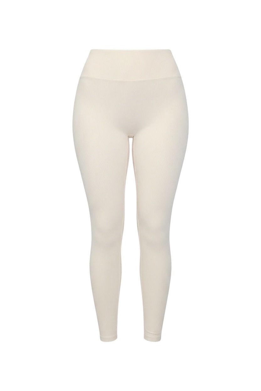 SMOOTH SCULPT LEGGINGS - IVORY - GLAMORZ
