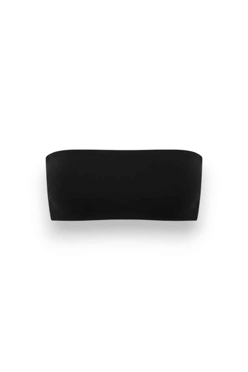 TUBE CROP - BLACK - GLAMORZ